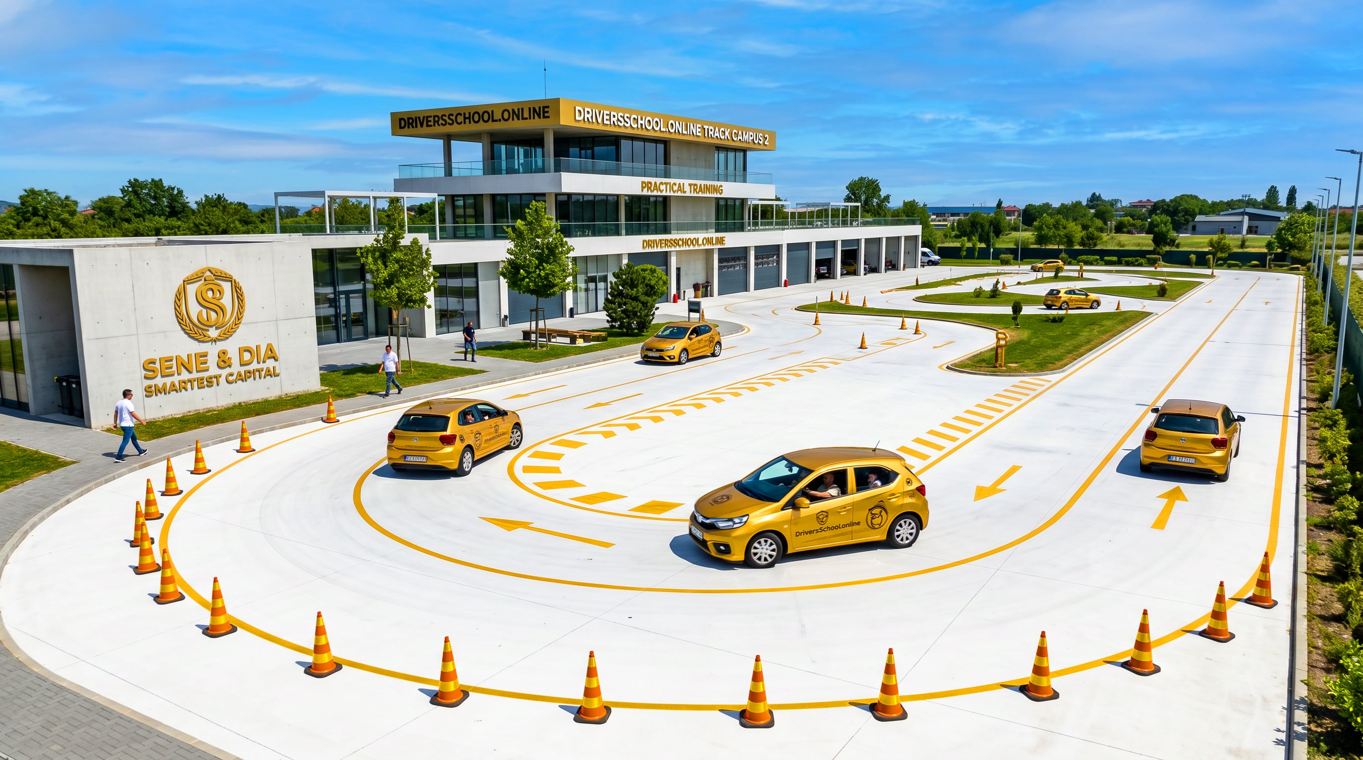 Formation pratique — Étudiants en atelier automobile