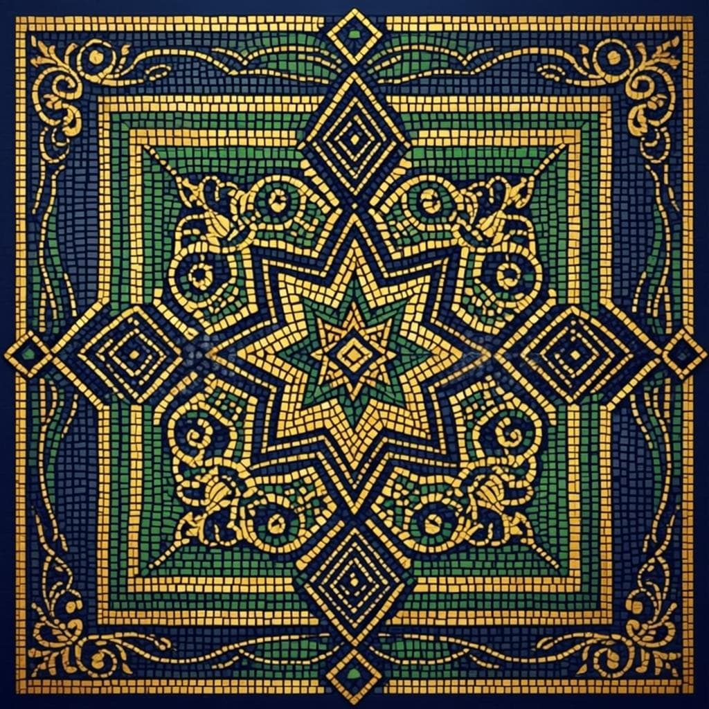 Motif géométrique islamique